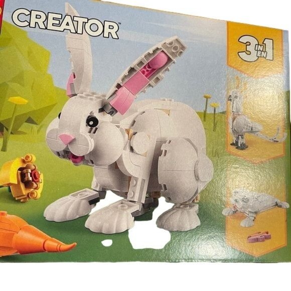 LEGO 31133 Creator 3 in 1 Easter White Rabbit Seal Bird 258 pcs New Sealed Box - Picture 3 of 10